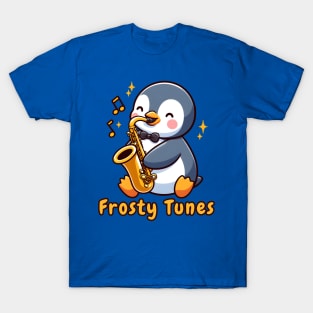 Penguin saxophone player T-Shirt